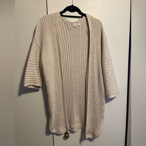 Vintage Gap 100% Cotton Duster Cardigan 3/4 Sleeve